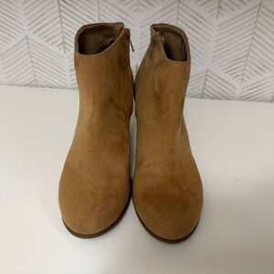 Old Navy Camel Suede Ankle Boots